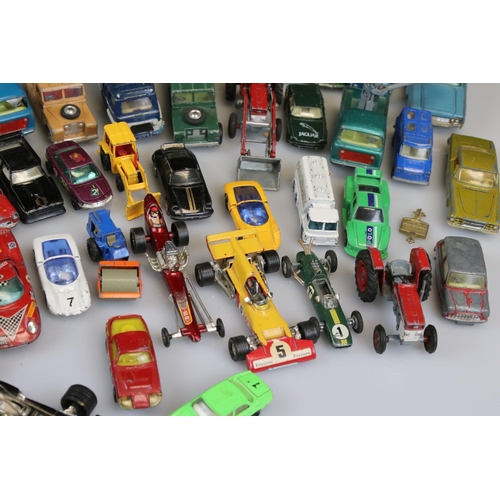 533 - Quantity of mid 20th C onwards play worn diecast models to include mainly Corgi examples featuring G... 