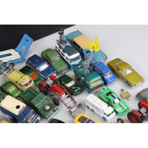 533 - Quantity of mid 20th C onwards play worn diecast models to include mainly Corgi examples featuring G... 