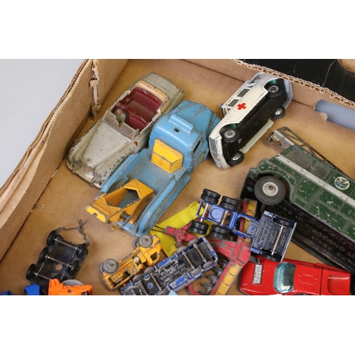 534 - Quantity of circa 1960/70s play worn diecast models to include Matchbox, Corgi, Dinky, Budgie etc, f... 