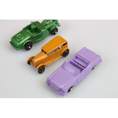 535 - Collection of mid 20th C onwards play worn diecast models to include Mathcbox, Tootsie Toys, Corgi, ... 