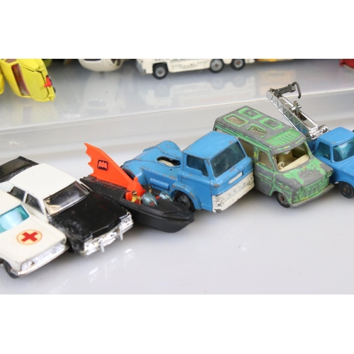 536 - Large quantity of play worn diecast models, mainly Huskey examples, to include Man From UNCLE, Chitt... 