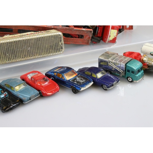 536 - Large quantity of play worn diecast models, mainly Huskey examples, to include Man From UNCLE, Chitt... 