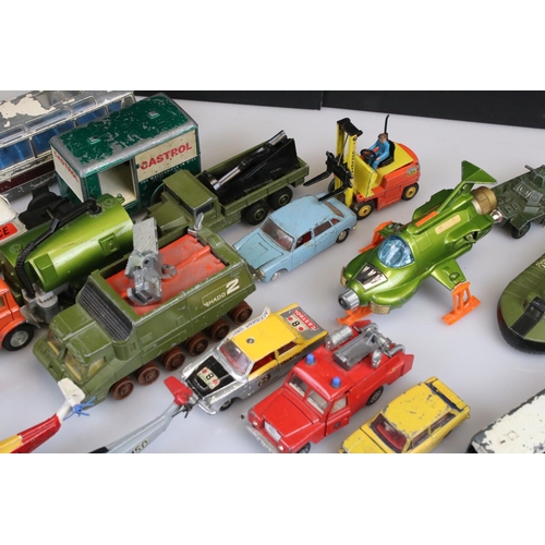 538 - Collection of mid 20th C onwards play worn diecast models to include mainly Dinky examples featuring... 