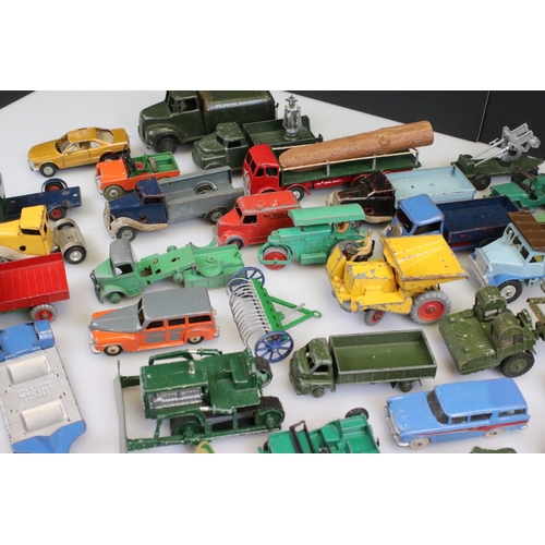 546 - Collection of mid 20th C play worn diecast and tin plate models to include Triang Minic and Dinky ex... 