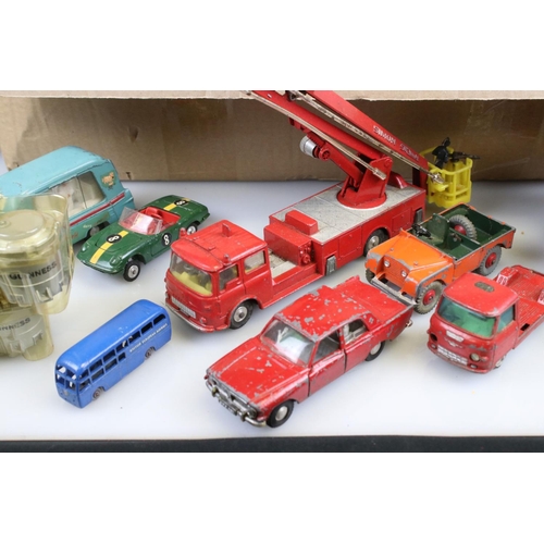 548 - Quantity of play worn diecast models from the 60s/70s to include Corgi, Spot On and Matchbox featuri... 