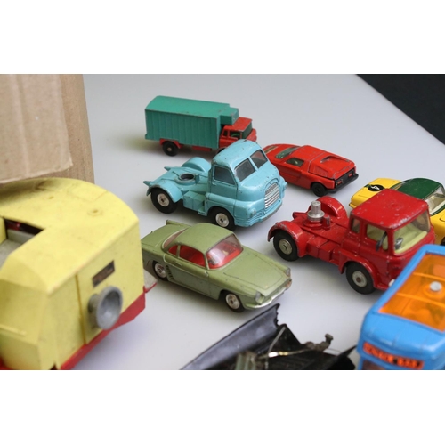 548 - Quantity of play worn diecast models from the 60s/70s to include Corgi, Spot On and Matchbox featuri... 