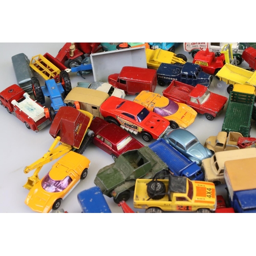 552 - Quantity of play worn diecast models, mainly Matchbox examples to include 75 Series and Superfast