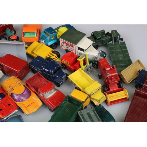 552 - Quantity of play worn diecast models, mainly Matchbox examples to include 75 Series and Superfast