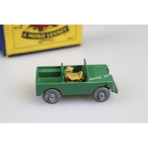 557 - Five boxed Matchbox Lesney 75 Series diecast models to include 6 with orange cab and grey tipper (mi... 