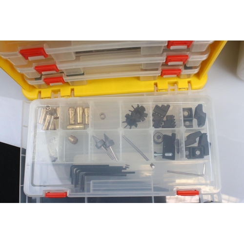 105 - Quantity of model railway items and lay out build accessories, some bagged and unopened, contained w... 