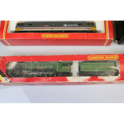 106 - Three boxed OO gauge locomotives to include 2 x Hornby (R288 BR Co Co Diesel Class 47 InterCity & R8... 