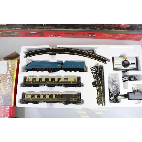 108 - Two boxed Hornby OO gauge electric train sets to include DCC Ready R1202 Mallard Pullman and R1137 M... 