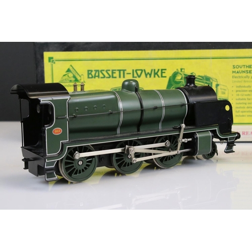 120 - Boxed Bassett Lowke O gauge Special Limited Release BL99003 Southern Rail Maunsell N Class 2-6-0 Mog... 