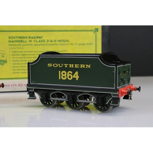 120 - Boxed Bassett Lowke O gauge Special Limited Release BL99003 Southern Rail Maunsell N Class 2-6-0 Mog... 