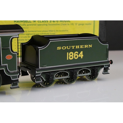 120 - Boxed Bassett Lowke O gauge Special Limited Release BL99003 Southern Rail Maunsell N Class 2-6-0 Mog... 