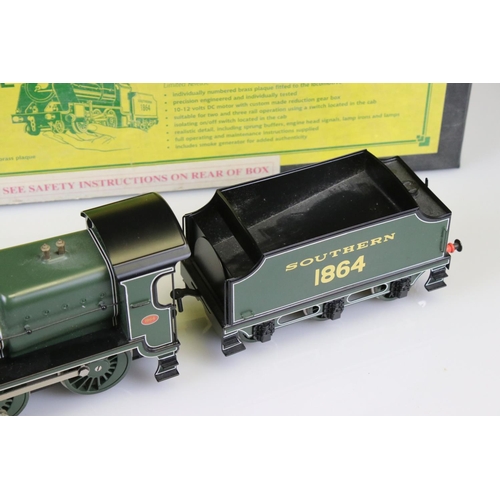 120 - Boxed Bassett Lowke O gauge Special Limited Release BL99003 Southern Rail Maunsell N Class 2-6-0 Mog... 