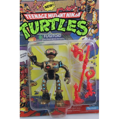 146 - Teenage Mutant Ninja Turtles - Carded Playmates TMNT Fugitoid figure, unpunched, some bottom corner ... 