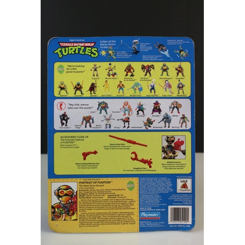 146 - Teenage Mutant Ninja Turtles - Carded Playmates TMNT Fugitoid figure, unpunched, some bottom corner ... 