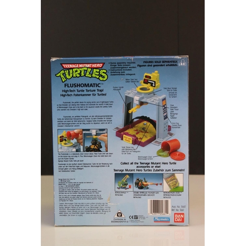 148 - Teenage Mutant Ninja Turtles - Boxed Playmates Bandai Flushomatic High Tech Turtle Torture Trap play... 