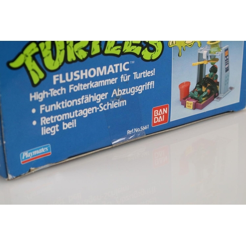 148 - Teenage Mutant Ninja Turtles - Boxed Playmates Bandai Flushomatic High Tech Turtle Torture Trap play... 