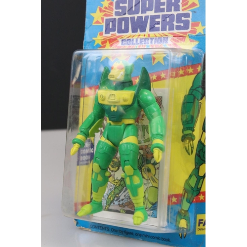 150 - Four carded Kenner Super Powers figures to include Lex Luthor, The Penguin, Brainiac and Mantis, all... 