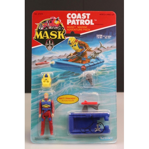 157 - MASK - Carded Kenner MASK Coast Patrol Marine Adventure Pack with Matt Trakker figure, complete (exc... 