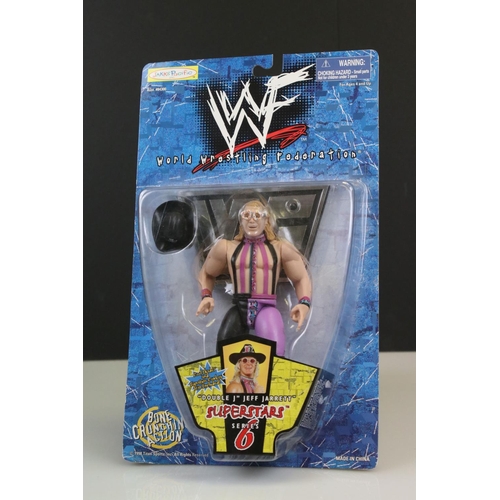 159 - WWE WWF Wrestling - Boxed Jakks Pacific WWF Team Xtreme 3 figure set with Hardy Boyz & Lita plus a c... 