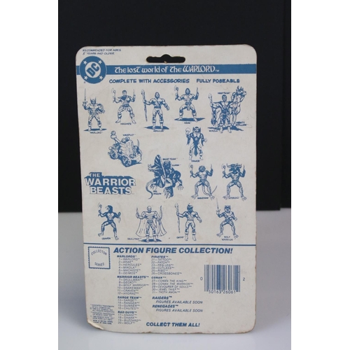 165 - Three carded DC Comics action figures to include Remco Hercules (cracked & discoloured bubble, figur... 