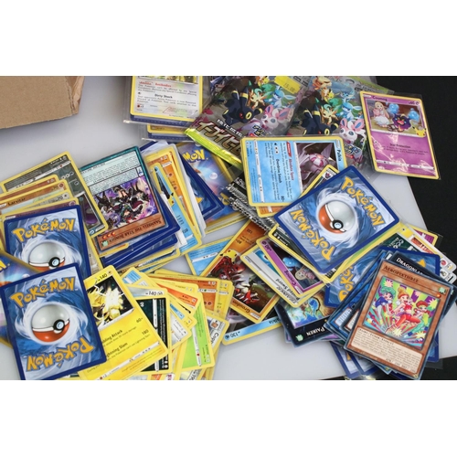 169 - Pokémon - Collection of Trading Cards to include stage 1, basic & shinies plus Yu-Gi-Oh cards, 15 x ... 