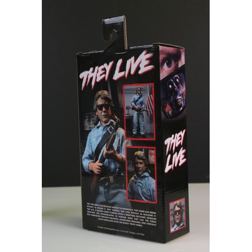 172 - Boxed Neca They Live Nada figure plus an unboxed Neca Predator camouflaged figure