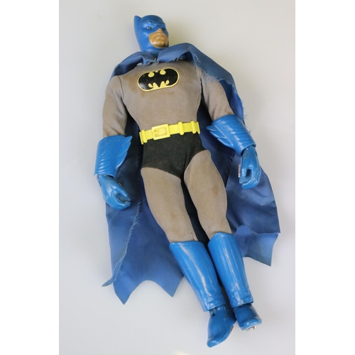 173 - Original Mego Batman figure, an EON James Bond Jaws figure (1979) and an Applause Dick Tracy with ta... 