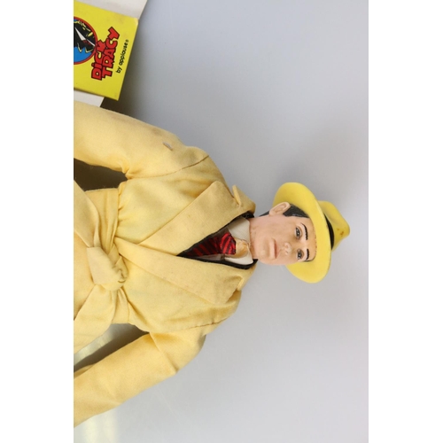 173 - Original Mego Batman figure, an EON James Bond Jaws figure (1979) and an Applause Dick Tracy with ta... 