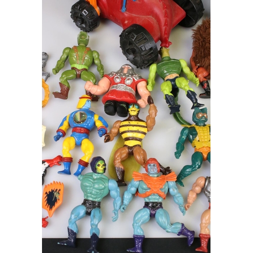 175 - He Man Masters Of The Universe - 28 Mattel figures to include Merman, 2 x Skeletor, Evil Lyn, Faker,... 