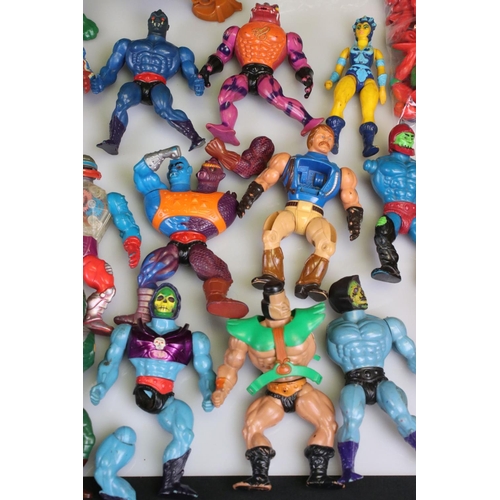 175 - He Man Masters Of The Universe - 28 Mattel figures to include Merman, 2 x Skeletor, Evil Lyn, Faker,... 