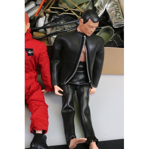 177 - Action Man - Two original Palitoy figures to include Red Devil Free Fall Parachutist and Scuba Diver... 