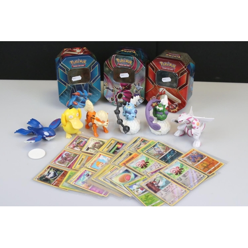 183 - Pokemon - 54 Pokemon cards to include shinies, basic, stage 1, stage 2, trainer & energy cards plus ... 