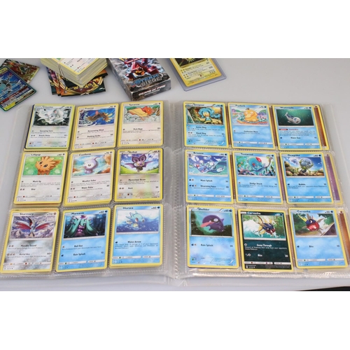 184 - Pokemon - Binder of Pokemon cards to include basic, stage1, stage 2, shinies, energy & trainer plus ... 