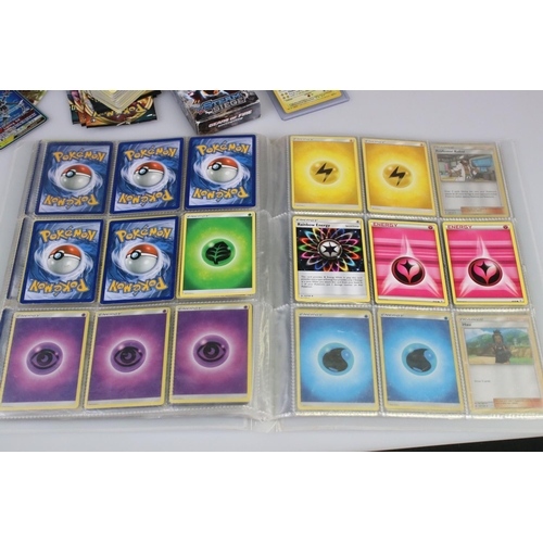 184 - Pokemon - Binder of Pokemon cards to include basic, stage1, stage 2, shinies, energy & trainer plus ... 