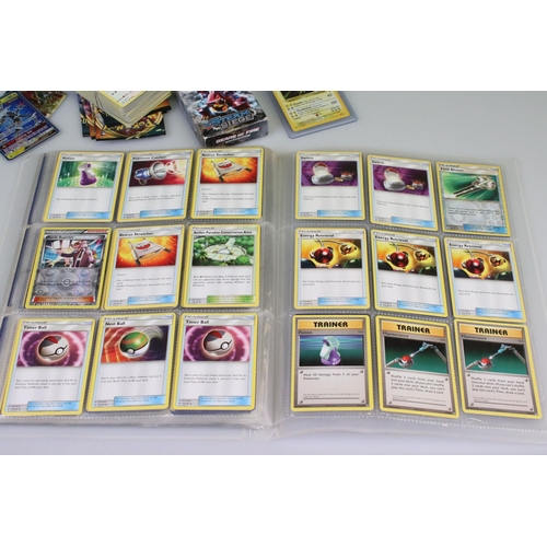 184 - Pokemon - Binder of Pokemon cards to include basic, stage1, stage 2, shinies, energy & trainer plus ... 