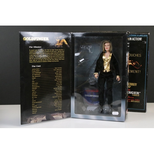 224 - Three boxed Sideshow Collectables James Bond 007 Goldfinger figures to include 7706 Harold Sakata as... 