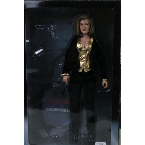 224 - Three boxed Sideshow Collectables James Bond 007 Goldfinger figures to include 7706 Harold Sakata as... 