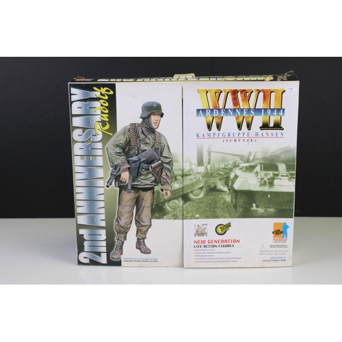 226 - Two boxed Dragon Action Figures to include 70080 WWII Ardennes 1944 Kampfgruppe Hansen 2nd Anniversa... 