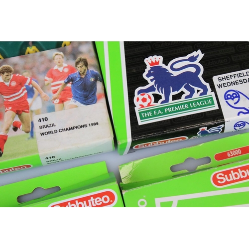 228 - Subbuteo - Eight boxed LW teams to include Lazio, QPR, Wolves, Brazil, Sheff Weds, E Braunschweig, S... 