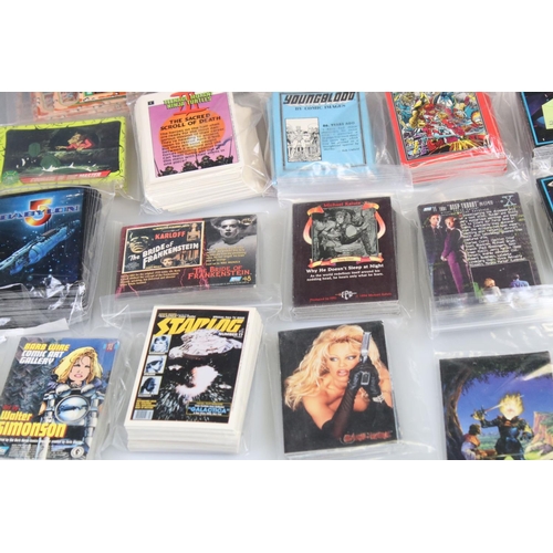 236 - Large collection of TV related Trading Cards to include Youngblood, Teenage Mutant Ninja Turtles, Th... 