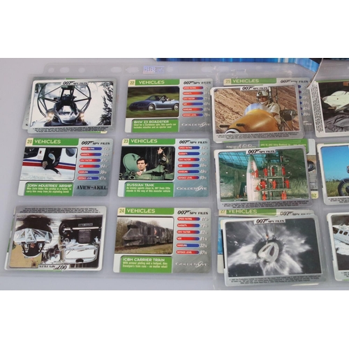 237 - Collection of James Bond 007 Spy Cards to include around 100 cards, 28 x Magazines, 2 x Card Tins, 1... 