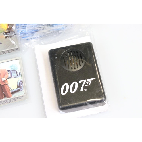 237 - Collection of James Bond 007 Spy Cards to include around 100 cards, 28 x Magazines, 2 x Card Tins, 1... 