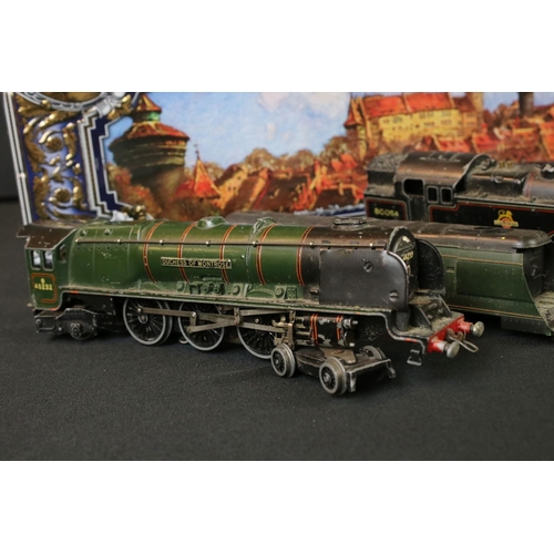 68 - 14 Hornby Dublo & OO gauge locomotives to include Dublo Duchess of Montrose and Dublo Sir Nigel Gres... 