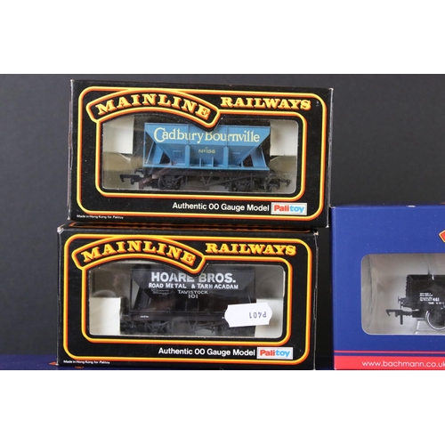 73 - Nine boxed OO gauge items of rolling stock to include 6 x Bachmann and 3 x Palitoy Mainline to inclu... 