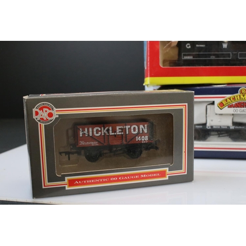 78 - 28 Boxed OO gauge items of rolling stock to include wagons and vans featuring 6 x Hornby, 7 x Mainli... 