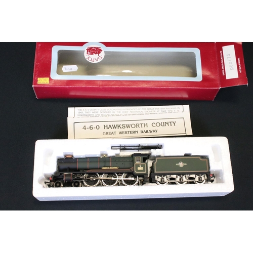 10 - Two boxed Dapol OO gauge locomotives to include 000156 D/3 4-6-0 GWR County of Worcester and 000173D... 